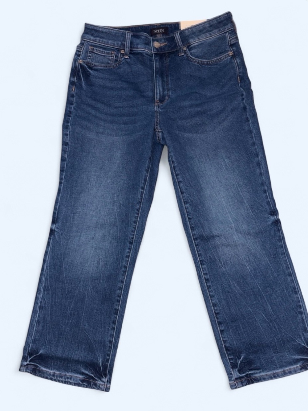NYDJ NWT Relaxed Piper Crop Jeans, Straight Leg - Size 6 - Picture 2 of 6